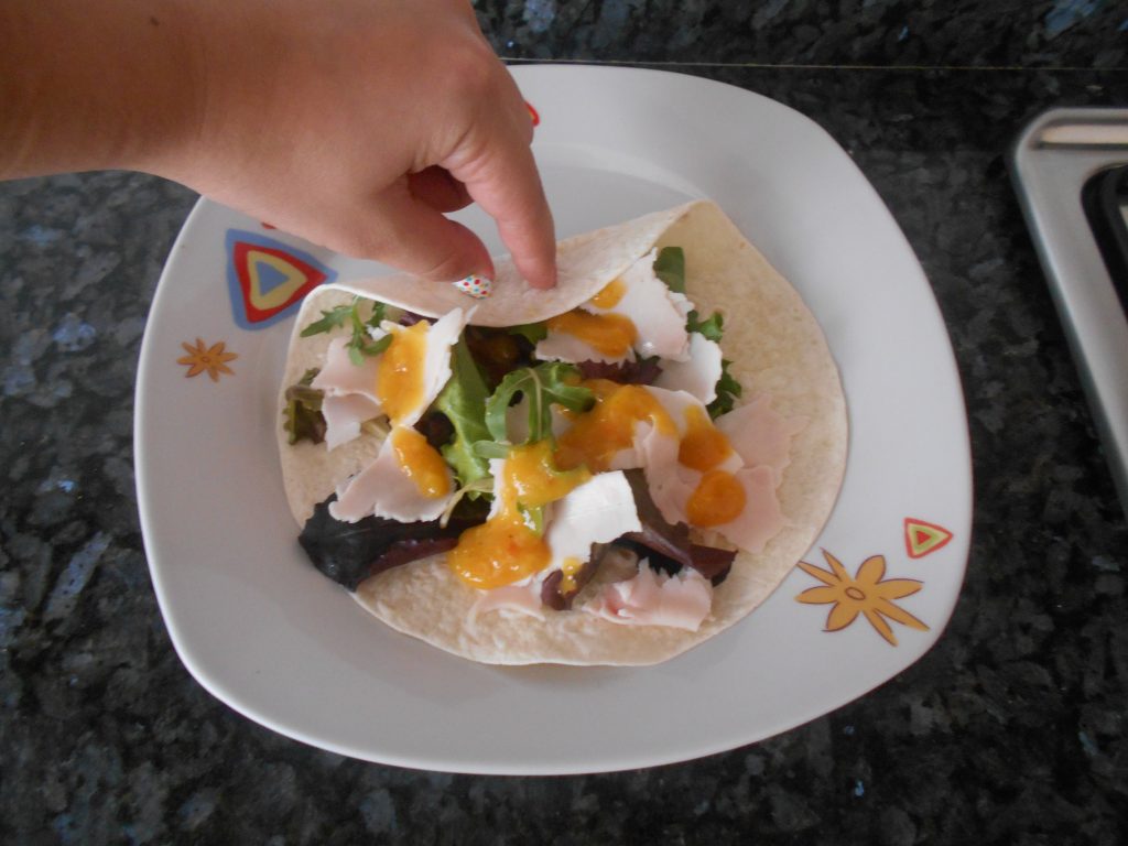 784° receta WRAPS DE POLLO Y MANGO — MAYTE EN LA COCINA