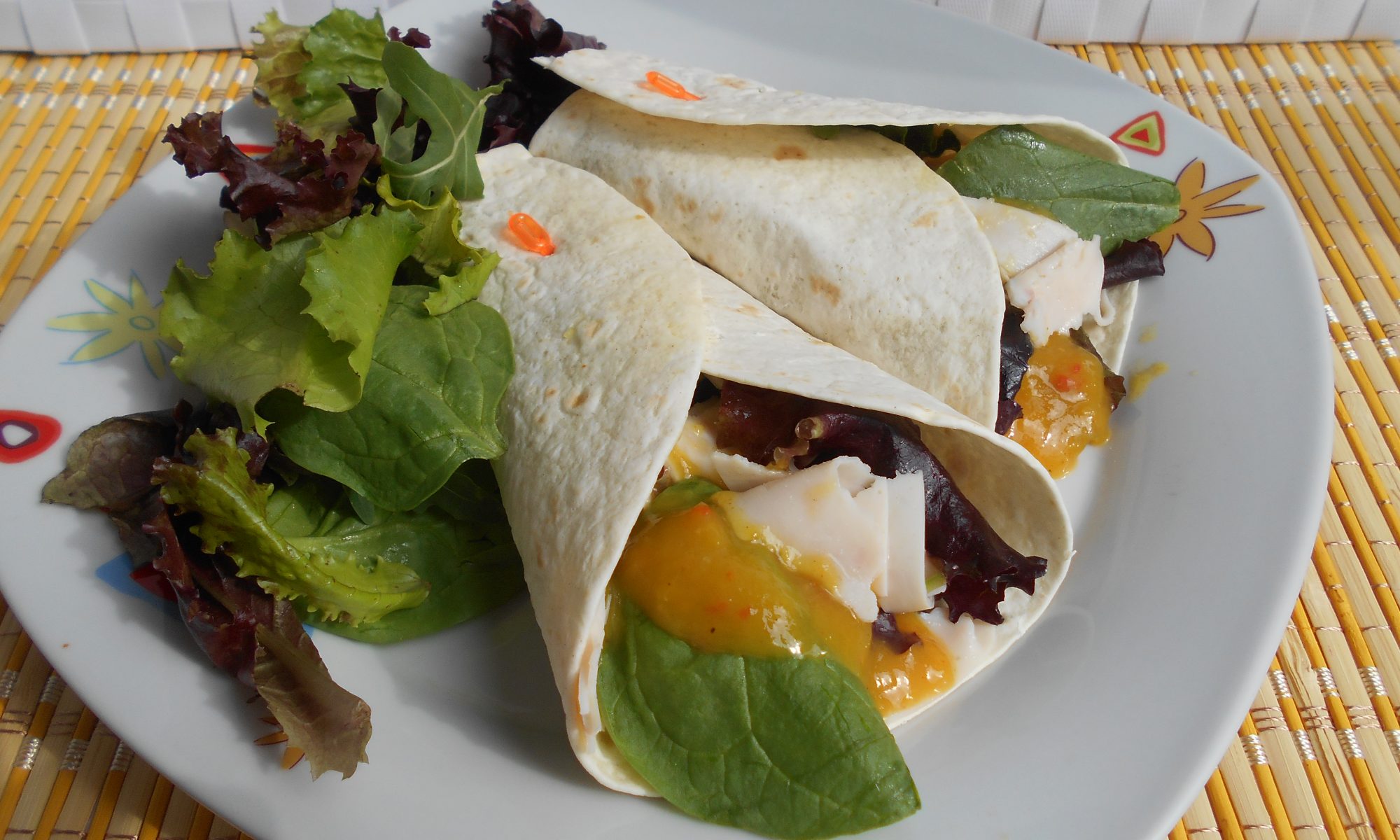 784° receta WRAPS DE POLLO Y MANGO — MAYTE EN LA COCINA