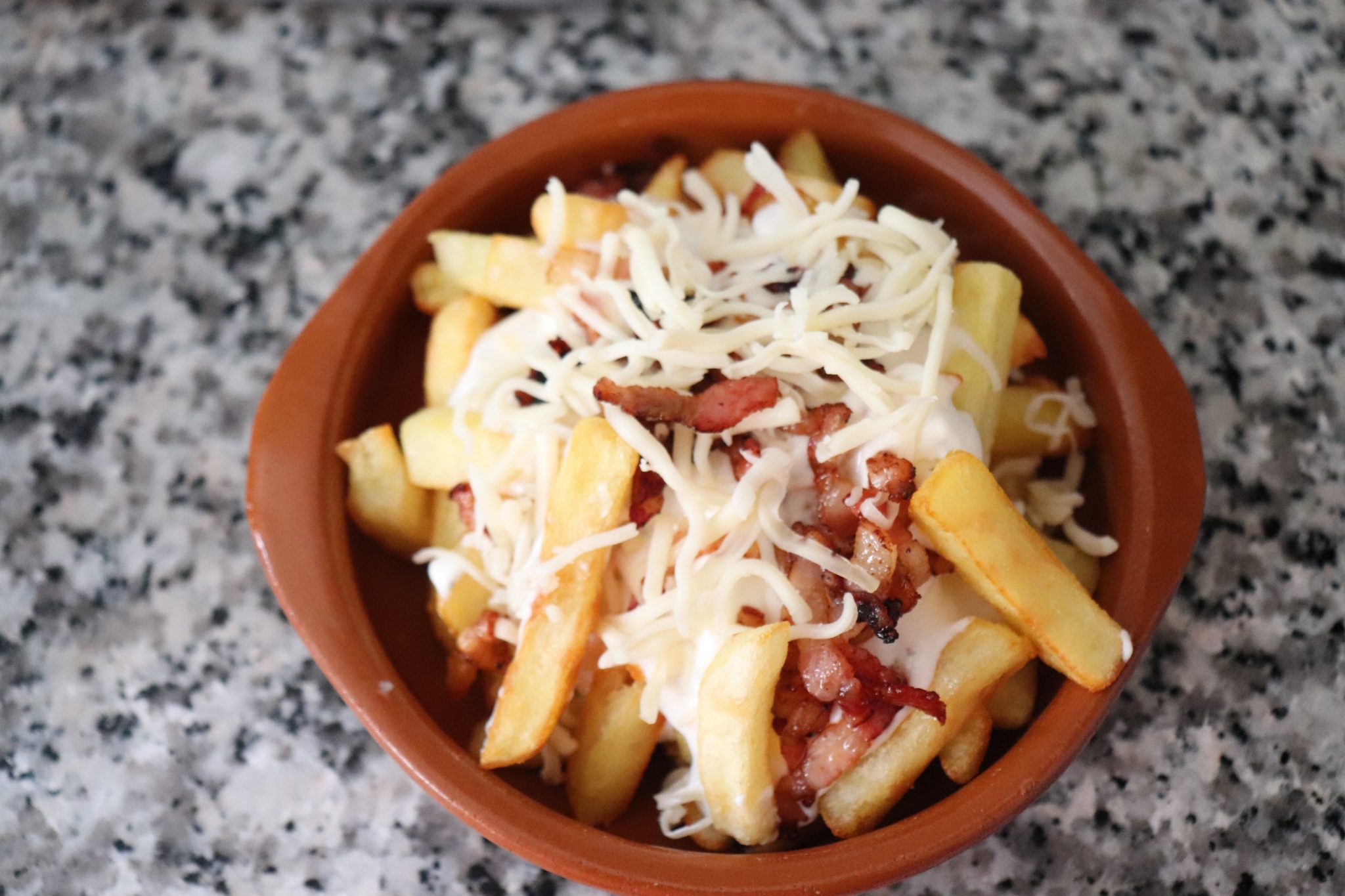 195º receta PATATAS ESTILO FOSTER'S HOLLYWOOD BACON & CHEESE FRIES