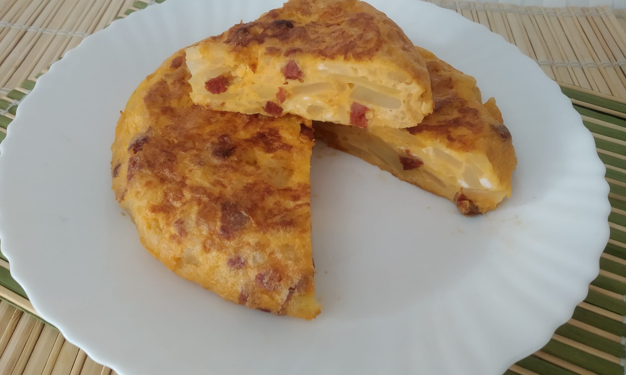 941º receta TORTILLA DE PATATAS Y CHORIZO — MAYTE EN LA COCINA